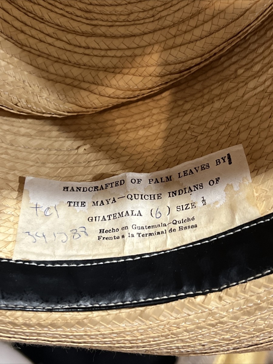 Guatemalan Panama Hat, Handcrafted of Palm Leaves by Maya  display picture 1