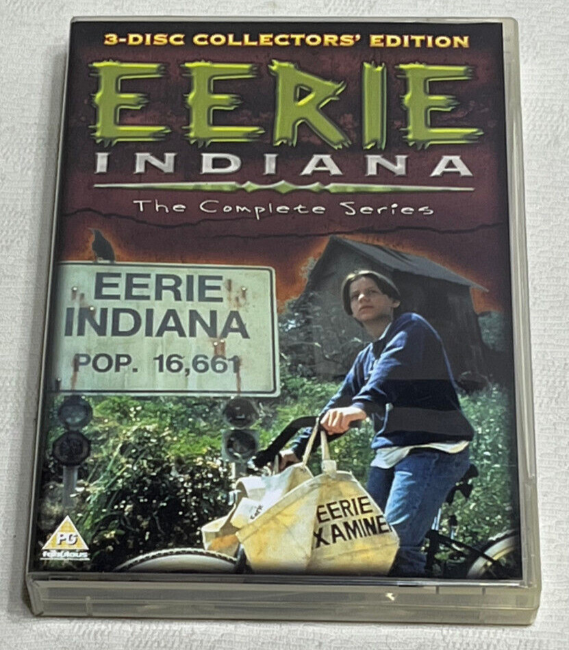 EERIE INDIANA : Complete Series - 3 Disc Collector's Edition DVD Boxset In Vgc