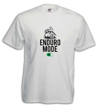 AM0080-T-SHIRT-ENDURO MODE ON enduro,in sella, Motociclismo, verde