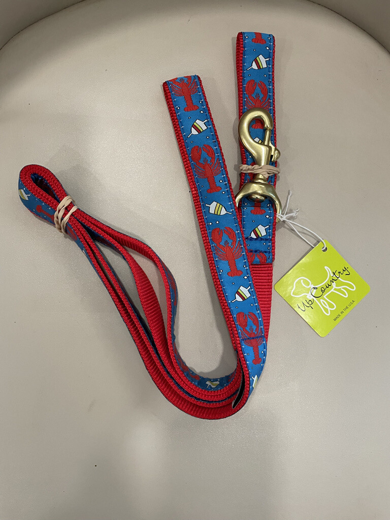 n) Up Country- Dog Puppy Design Leash -Made In USA -Lobster & Buoy -6 foot  lead | eBay