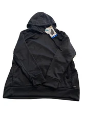 Mondetta Ladies' Performance Pullover Hoodie Black LARGE NEW Wicking NEW