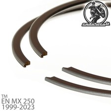 2x Kolbenringe für TM Enduro / MX 250 1999-2023 (Kolben,Piston,Ring)