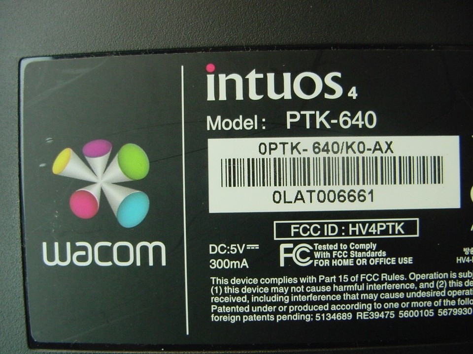 WACOM INTUOS 4 PTK-640 - USB DRAWING GRAPHICS TABLET | eBay