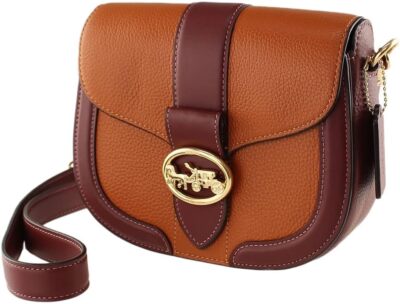 [Coach] Georgie Saddle Bag in Colorblock CA212 im Sunset Multi