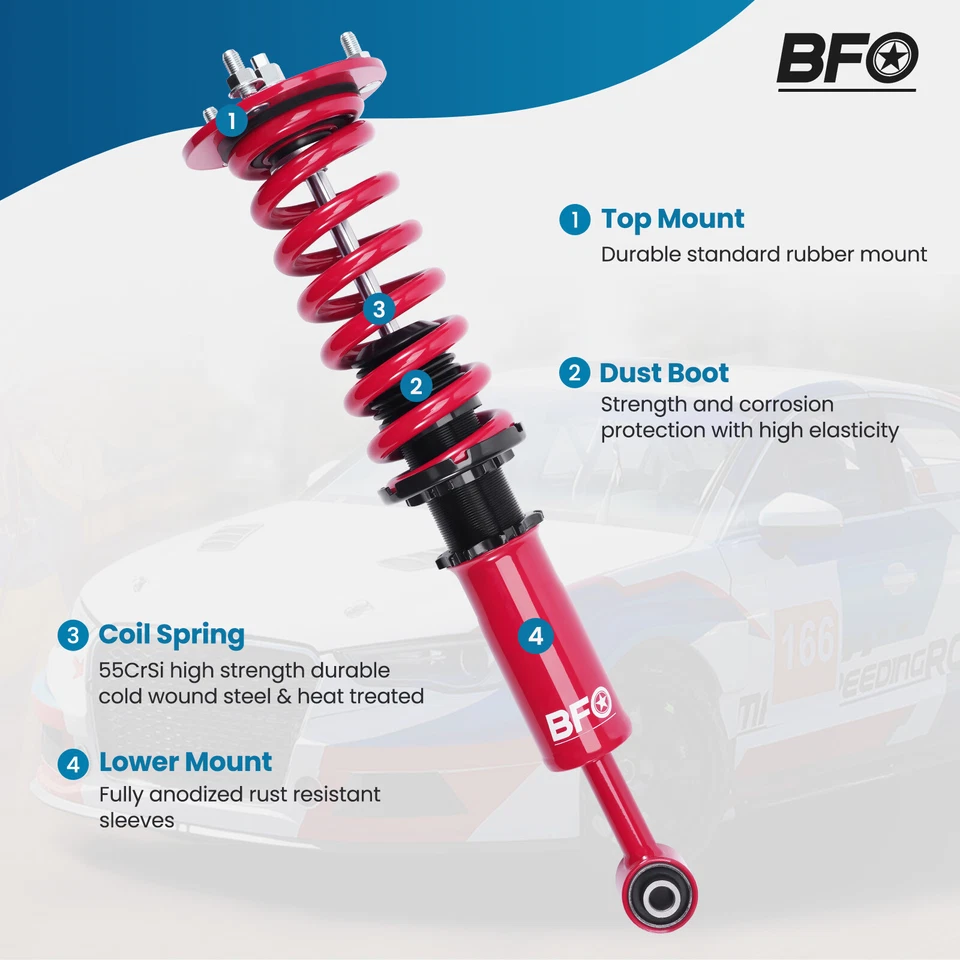 Conjunto de puntales amortiguadores Coilovers para Lexus IS250 IS350 06-13 GS350 07-11 TRACCIÓN TRASERA Foto 3 de 4