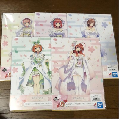 The Quintessential Quintuplets Miku Nakano Bride Style Illustration Art Board