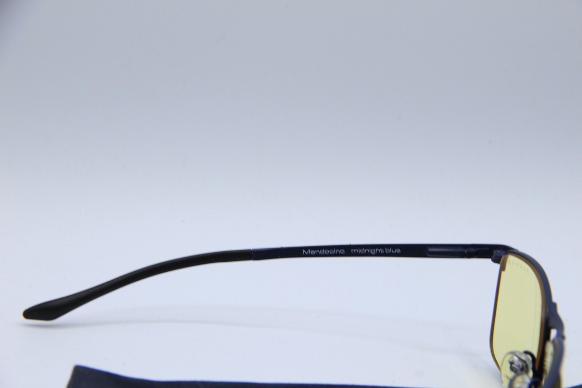 NEW GUNNAR OPTIKS MENDOCINO MIDNIGHT BLUE GUNMETAL AUTHENTIC  display picture 3