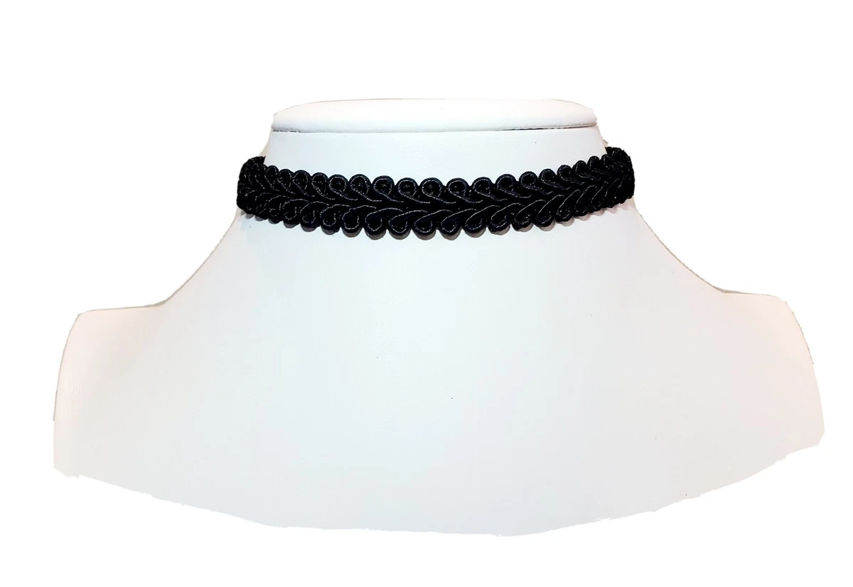 Small black 2024 choker necklace
