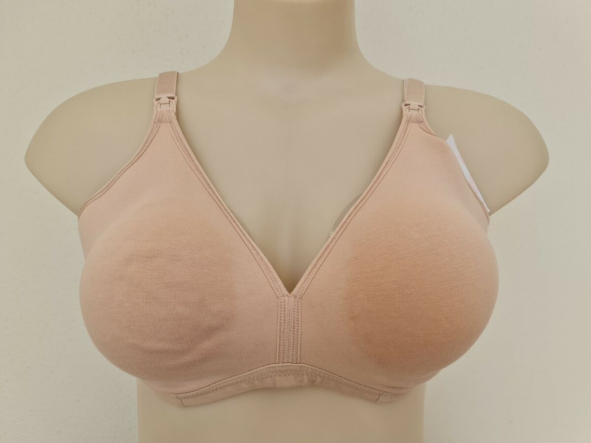 Lovable Ladies Maternity Moulded Soft Cup Wirefree Bra size 18C Colour Cafe