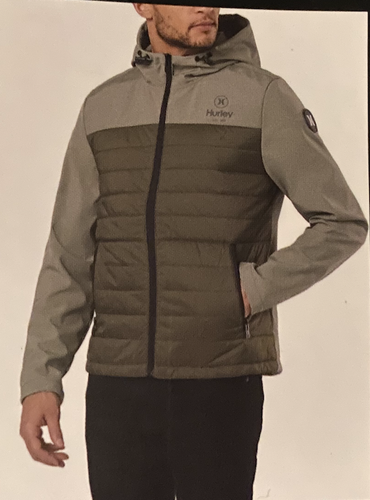 Men's Hurley Soft Shell Quilted Full 