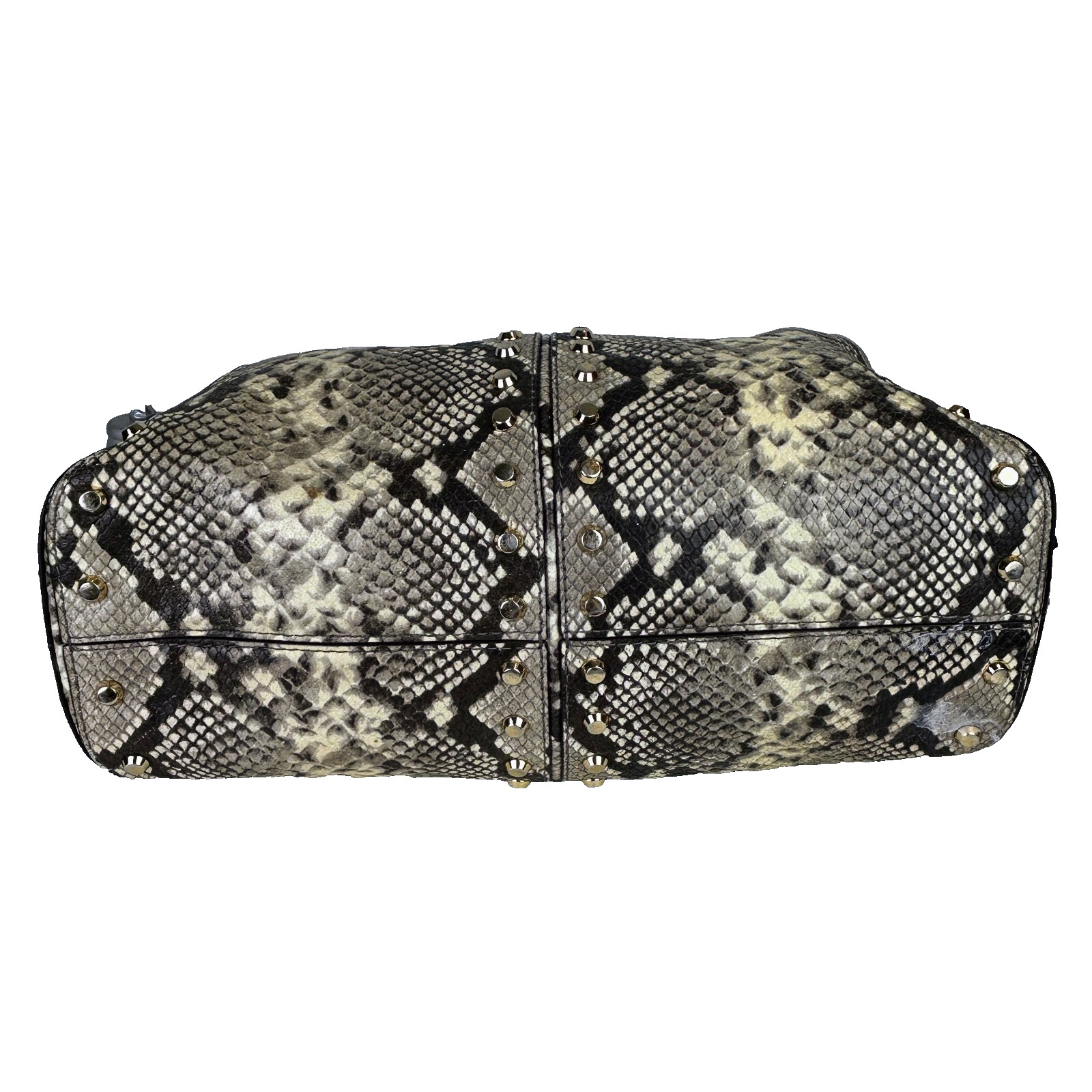 Michael Kors Astor Studded Python Snakeskin Tote … - image 7