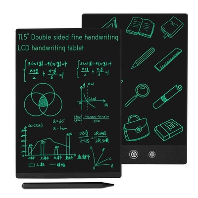 LCD Writing Tablet 11.5 Inch Double Display | Bezel-Free Two-Sided, Reusable ...