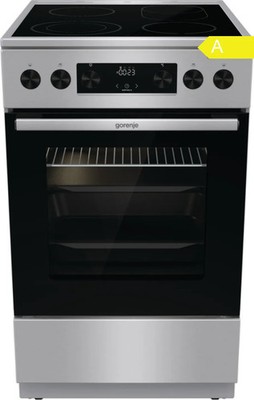 Gorenje Elektro-Standherd Glaskeramik 70L A Edelstahl AirFry 50cm