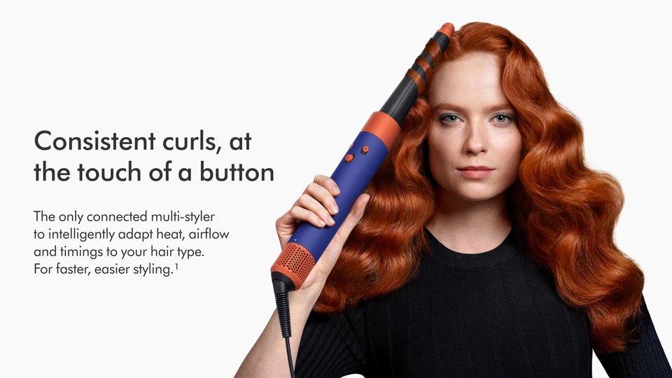 Dyson Airwrap i.d.™ multi-styler and dryer - Straight+Wavy (Vinca Blue/Topaz) - - Image 2 of 4