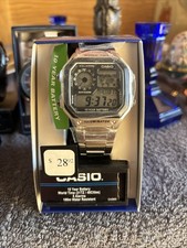 Casio AE1200WHD-1A Digital Quartz Silver Band Digital Watch for Men