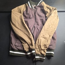 Scotch Soda Reversible Camo Bomber Jacket Medium Zip Up Lightweight