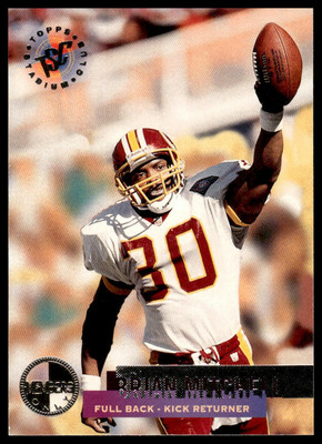 1995 Stadium Club #99 Brian Mitchell Washington Redskins