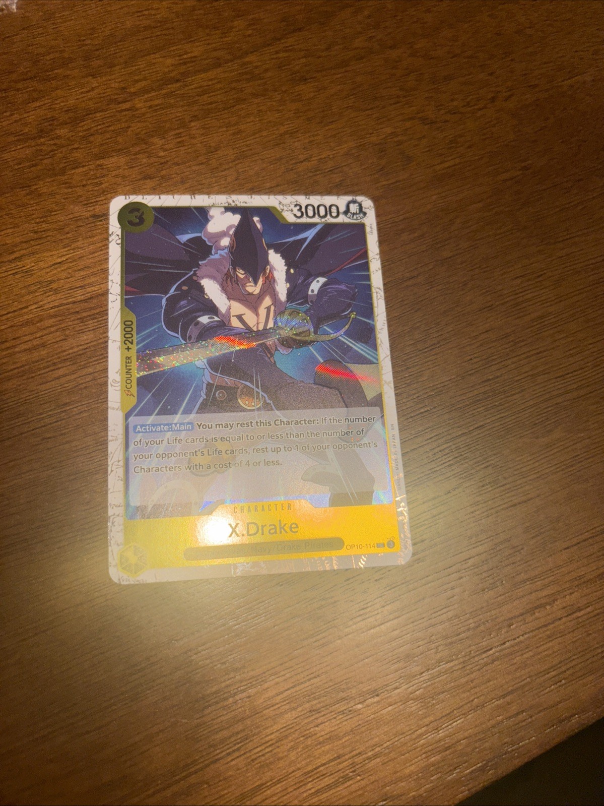 X.Drake (Alternate Art) OP10-114 Premium Booster -The Best- Vol. 2 Foil