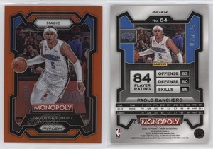 2023-24 Panini Prizm Monopoly Orange Prizm /124 Paolo Banchero #64