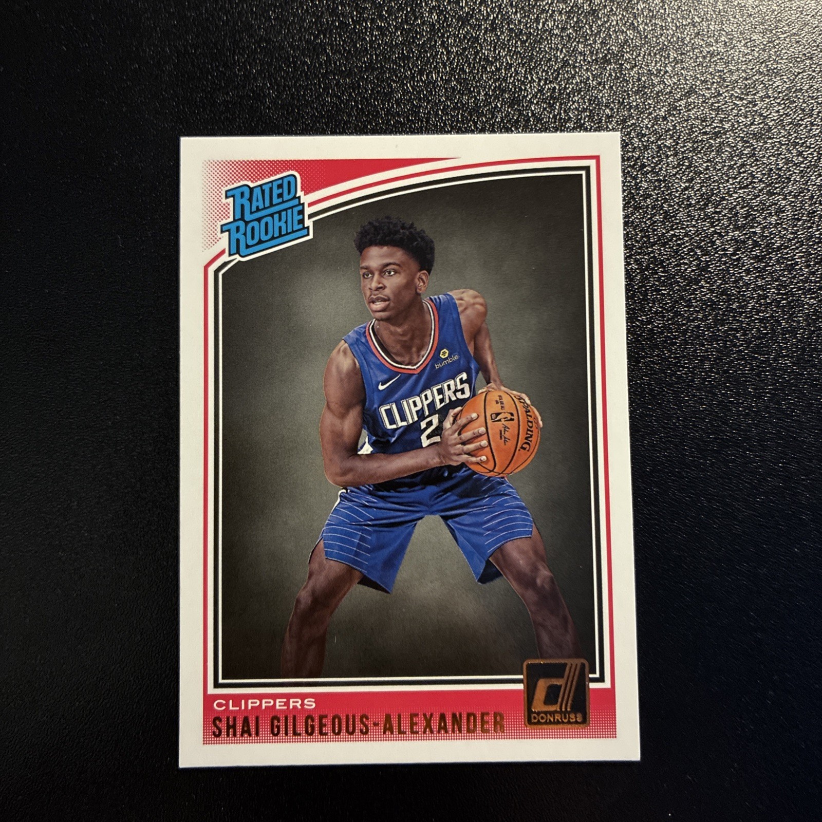 2018-19 Panini Donruss Basketball #162 Shai Gilgeous-Alexander Rated Rookie Card