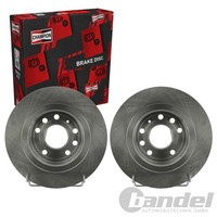 2X Champion Bremsscheiben 278Mm Voll Hinten Passend FüR Cadillac BLS Fiat Croma