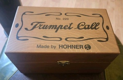 Hohner Trumpet Call Harmonica No.220 In Wooden Box 