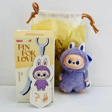 POP MART Labubu The Monsters Pin For Love Series Mini Vinyl Plush Doll Pendant ?