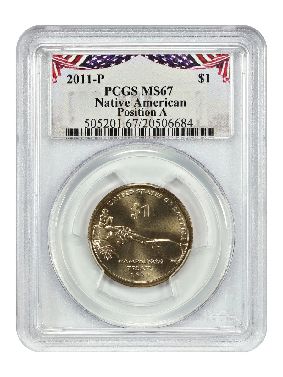 「pcgs社MS67 ランキング1」超レア　中華民国27年拾分 （10セント） MS 67 Graded Native American Dollars (2000-Now) for sale | eBay