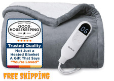 Heated Blanket Throw Blanket - Fast Heating Electric Blanket, Gentle Soft