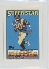 1988 Topps Super Star Sticker Back Cards ( 238) Henry Ellard Al Smith #48 fm0