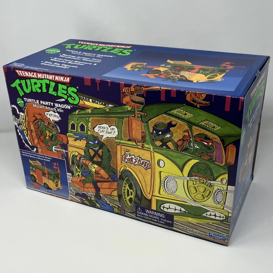 TMNT Party Wagon Mutant Attack Van Teenage Mutant Ninja Turtles 2021 Playmates Foto 2 de 4