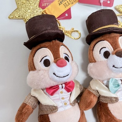 Tokyo Disney Resort 25th Anniversary Chip and Dale Plush Keychain