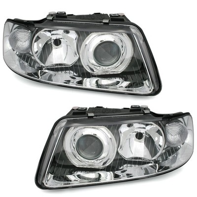 Scheinwerfer Set Klarglas für Audi A3 8L 8L1 Facelift 2000-03 Xenon OPTIK Linse