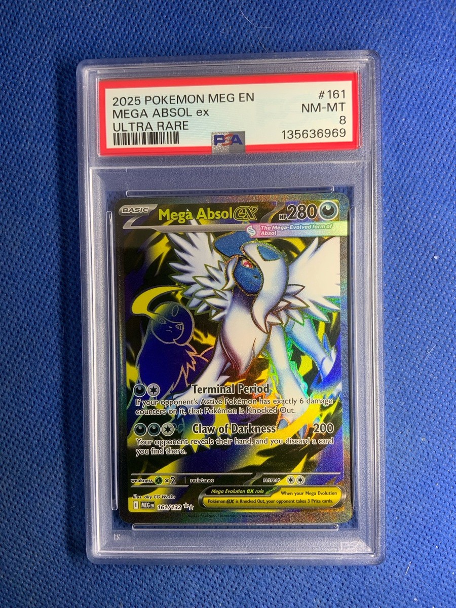 2025 POKEMON MEG EN-MEGA EVOLUTION ULTRA RARE #161 MEGA ABSOL EX