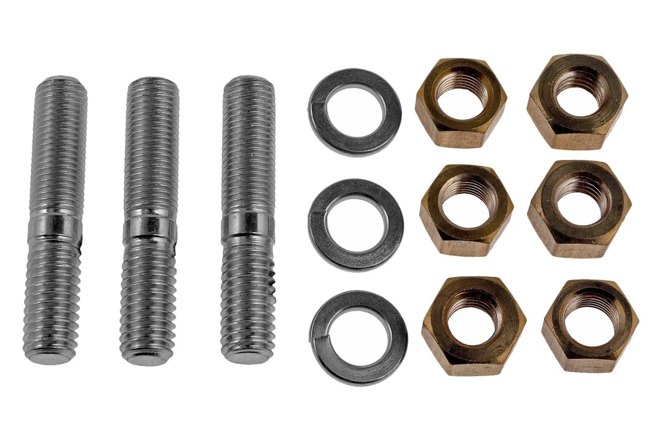 For Ford F-150 1975-1979 Dorman Metal Exhaust Flange Stud & Nut Kit - Imagem 2 de 2