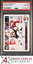 1992 UPPER DECK #156 PAVEL BURE CANUCKS HOF PSA 10