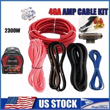 2300W 4 Gauge Car Audio Cable Kit Amplifier Install Amp RCA Subwoofer Sub Wiring