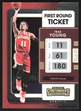 932H 2021-22 Panini Contenders #4 Trae Young First Round Ticket #/149