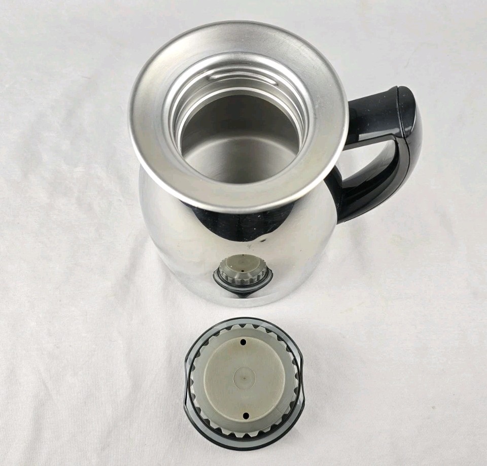 Chrome Thermal Carafe for Krups Aroma Control 10 Cup Coffee Maker Model 229