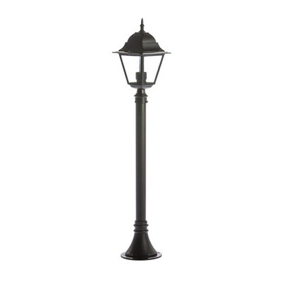 Straßenlaterne Park Classico Aluminium Lautsprecher Glas Farbe Schwarz 100 CM