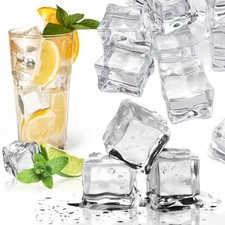 Fake Ice Cubes, 30 mm, 25 PCS, Acrylic Ice Cubes