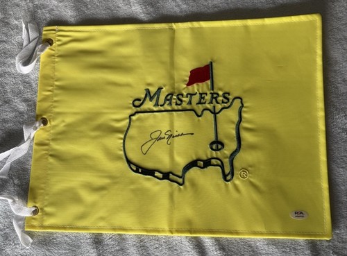 Jack Nicklaus Signed Undated Masters Flag Autographed Augusta National PSA/DNA