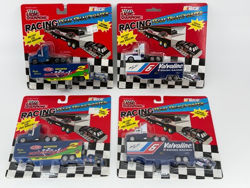 Racing Champions NASCAR Transporter Lot Valvoline DuPont Ricky Craven #6 #2 1004