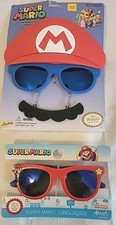 2 Nintendo Super Mario Brothers Classic Kids Sunglasses Red Shades