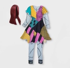 Girls  Sally The Nightmare Before Christmas Disney Store Dress Costume 11/12