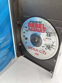 Star Wars: Rebel Assault (Sega CD, 1993) Complete with Manual 