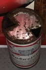 BUDWEISER LAGER BEER 12 OUNCE FLAT TOP STEEL CAN — photo 2