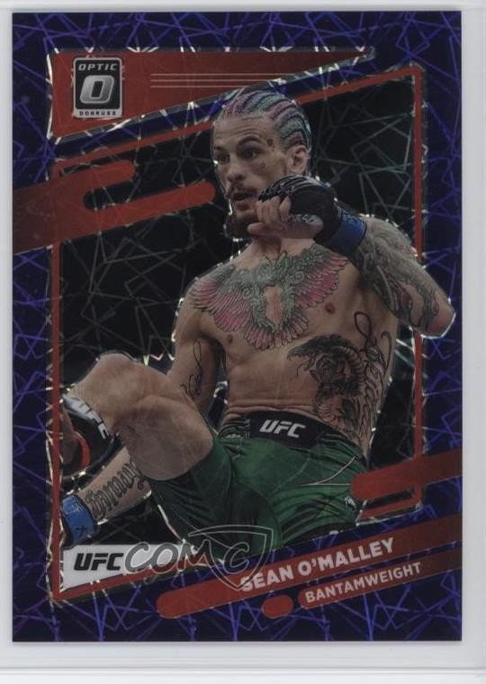 2022 Panini Donruss Optic UFC Purple Velocity Prizm 39/59 Sean O'Malley #9 1fc4