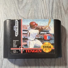 Tengen MLBPA Baseball (1992) Sega Genesis Sports Baseball Game *UNTESTED*