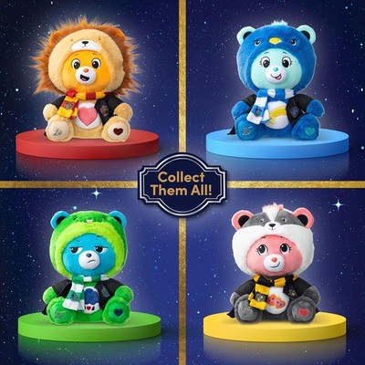 Care Bears X Harry Potter 25 Years of Magic Complete Set of 4 IN HAND READY SHIP
